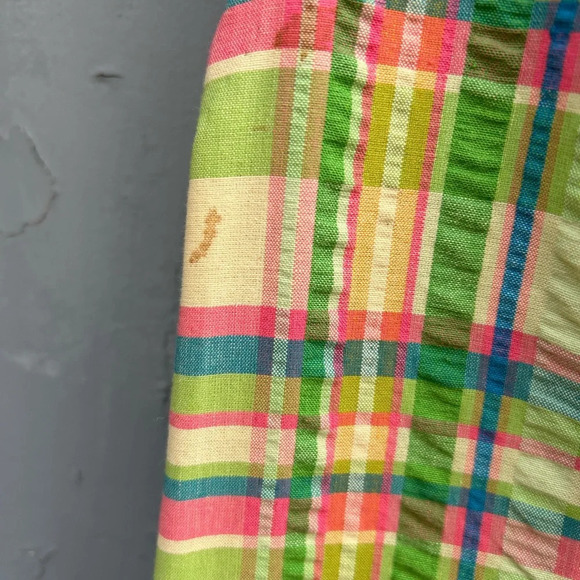 Vintage Arkin Collection plaid sleeveless  dress, size 20 (modern L/XL) - Picture 8 of 11